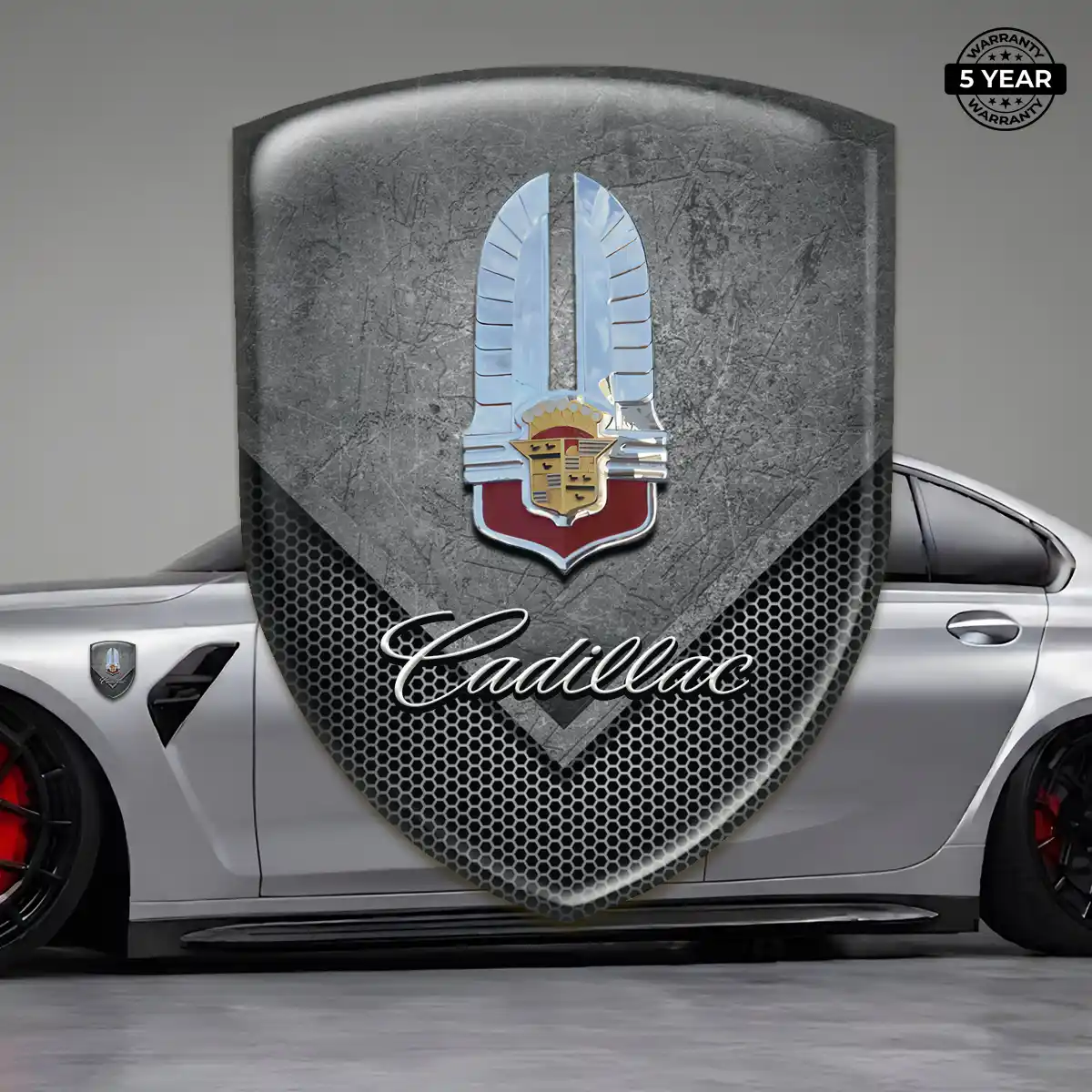 Cadillac Logo Sticker Sleek Style