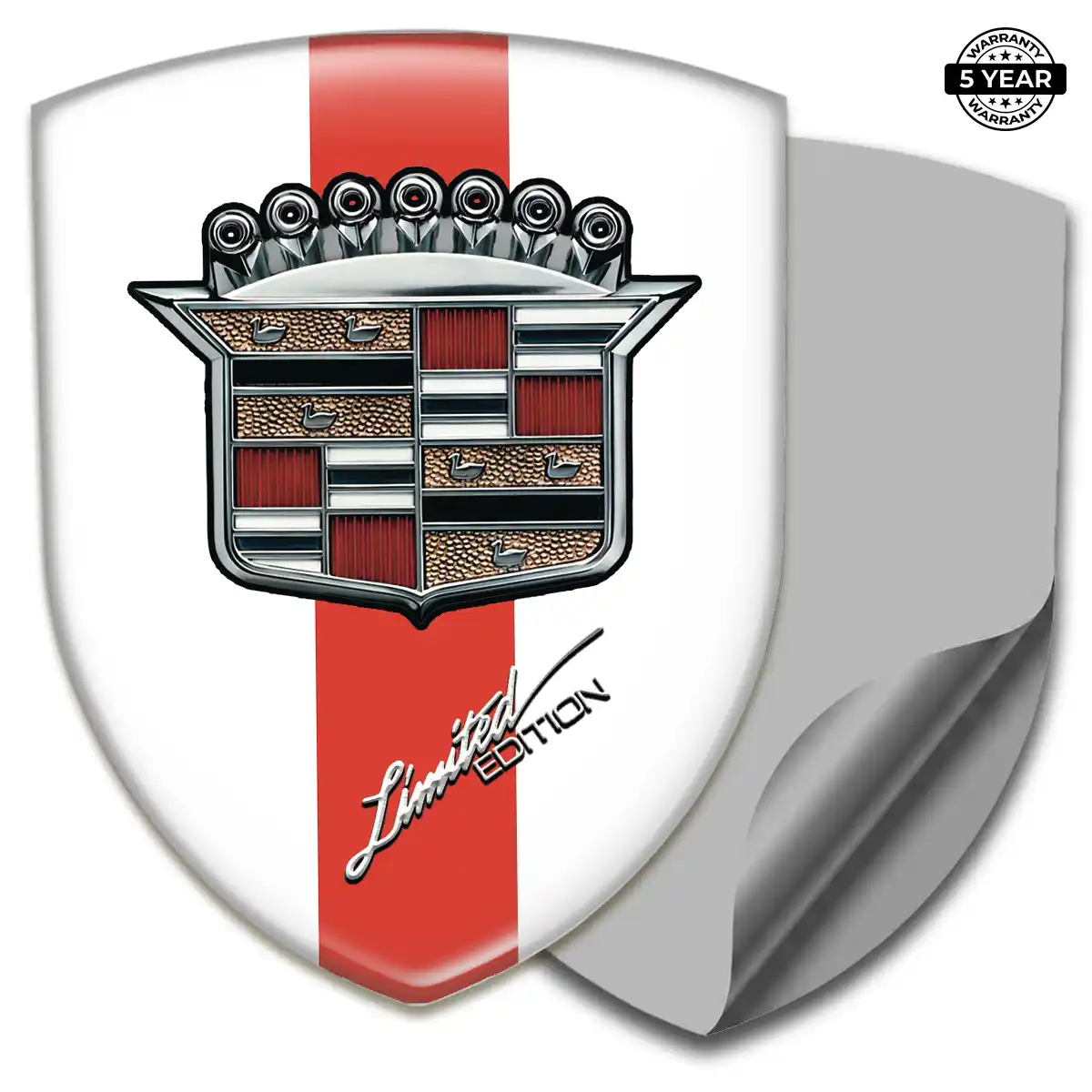 Cadillac Logo Sticker Vortex Series