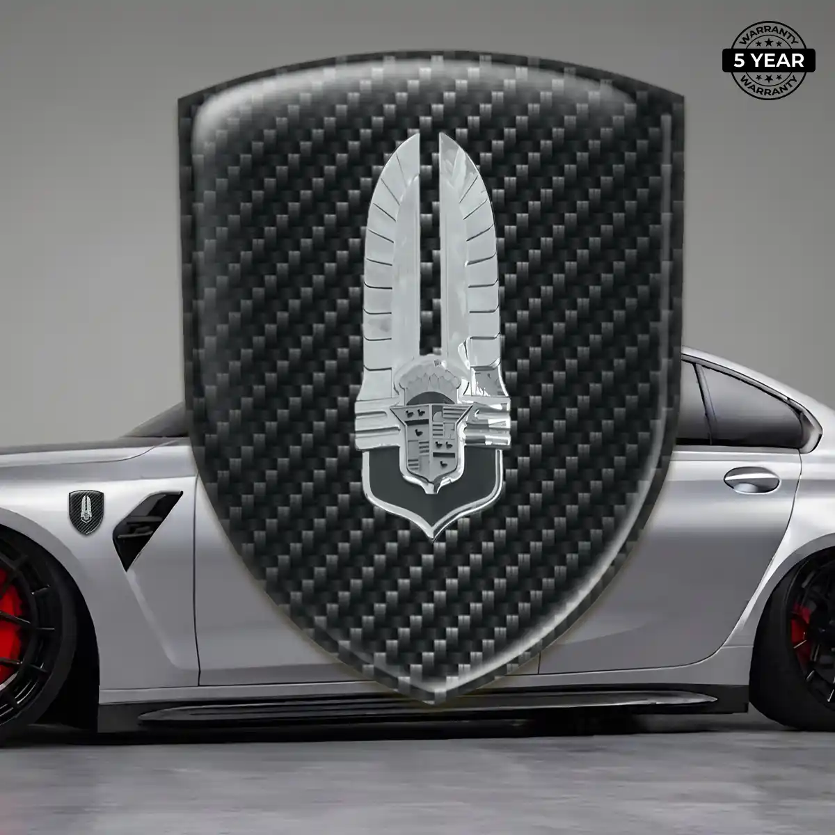 Cadillac Polyurethane Domed Sticker Deluxe Edition