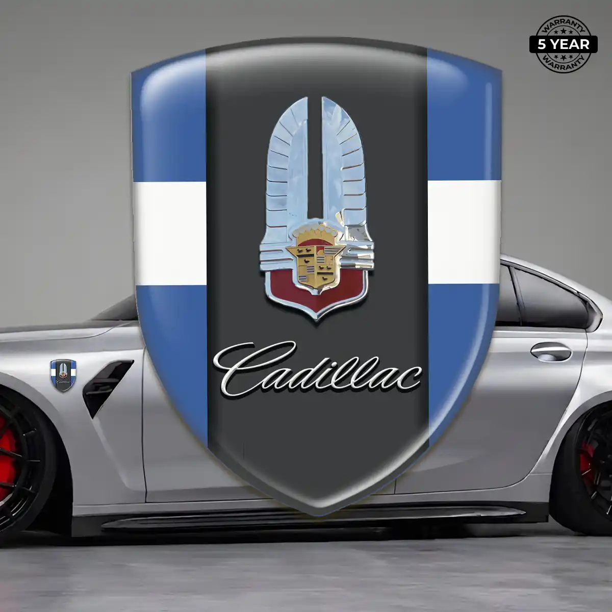 Cadillac Polyurethane Domed Sticker Exclusive Series