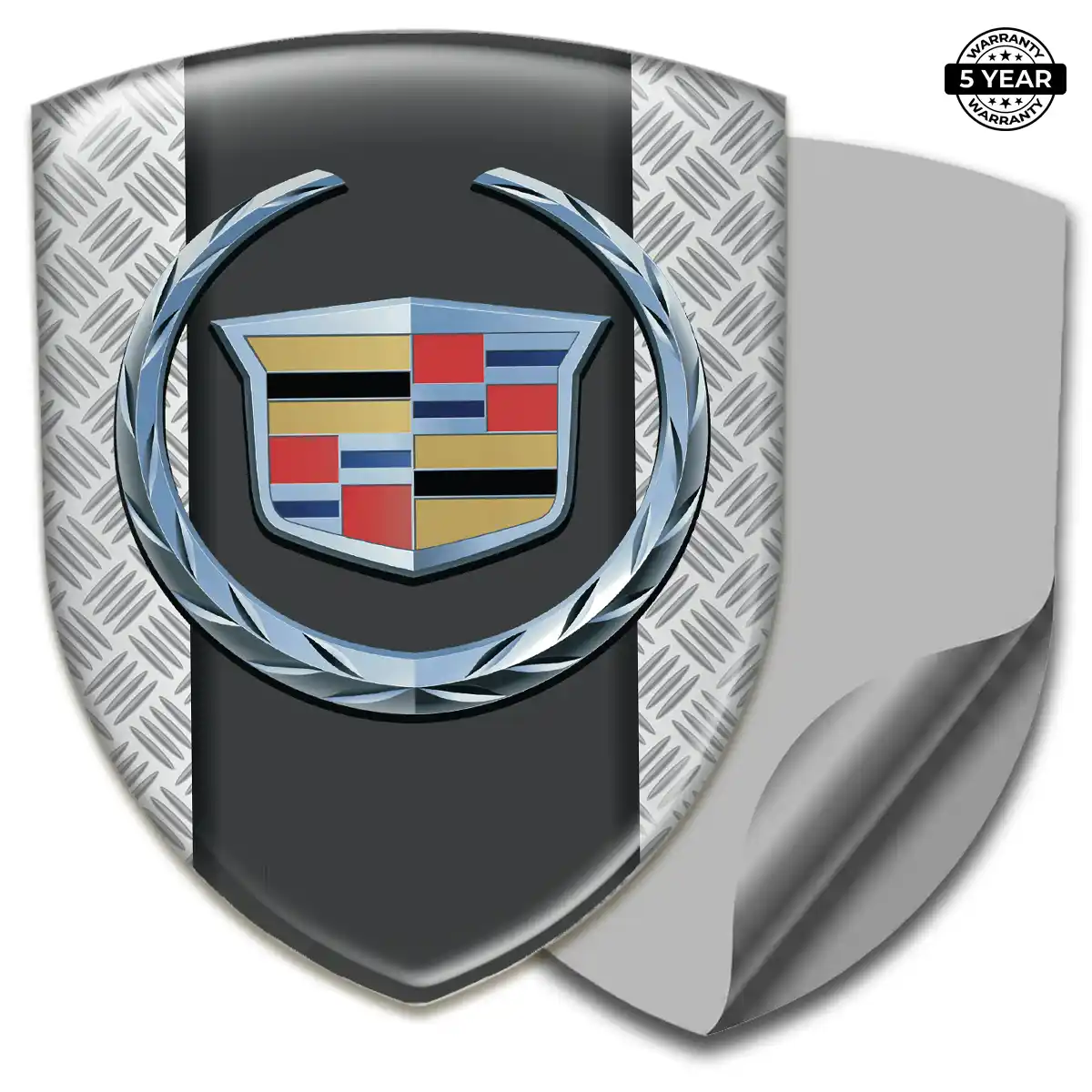 Cadillac Polyurethane Domed Sticker Outer Style