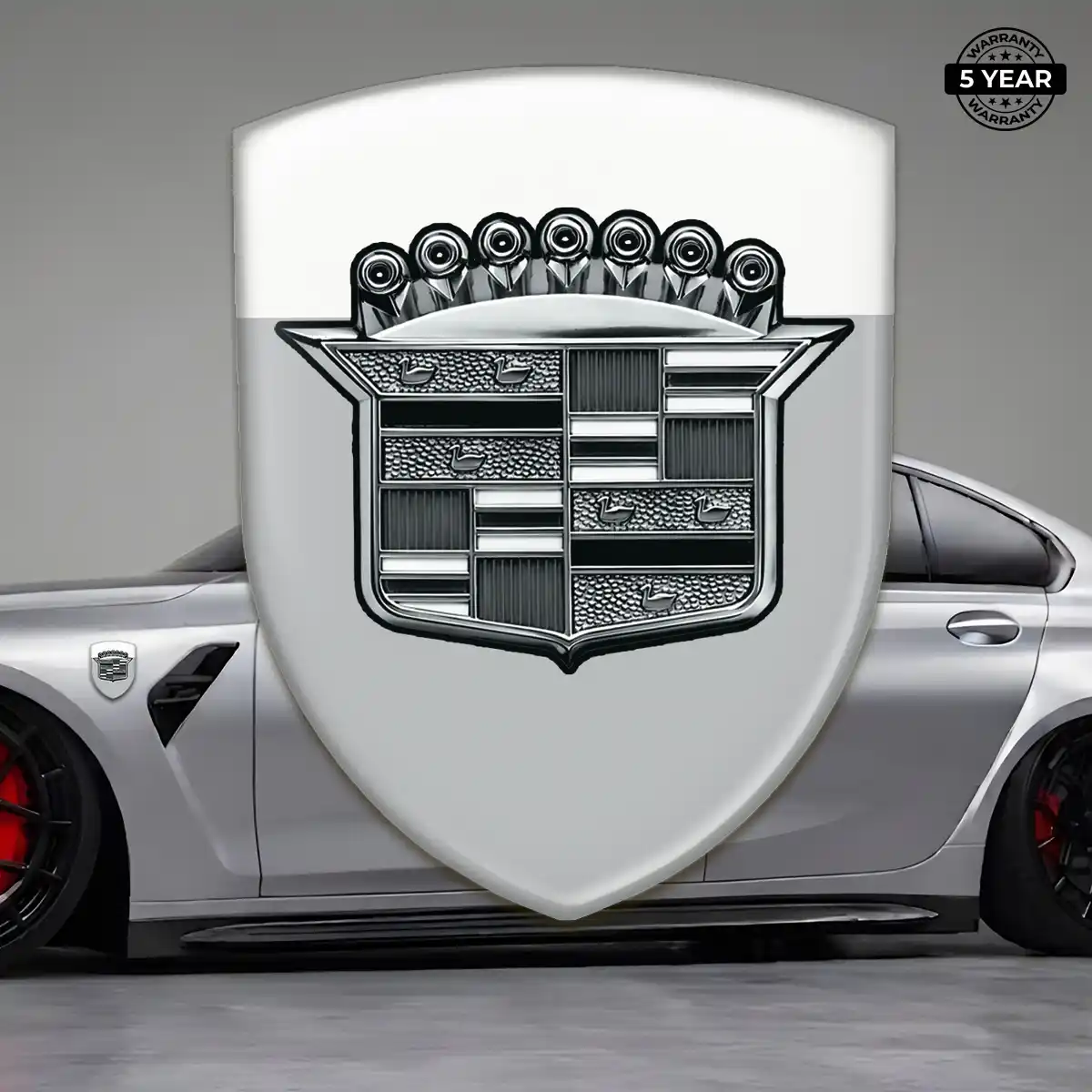 Cadillac Polyurethane Domed Sticker Premium Dome