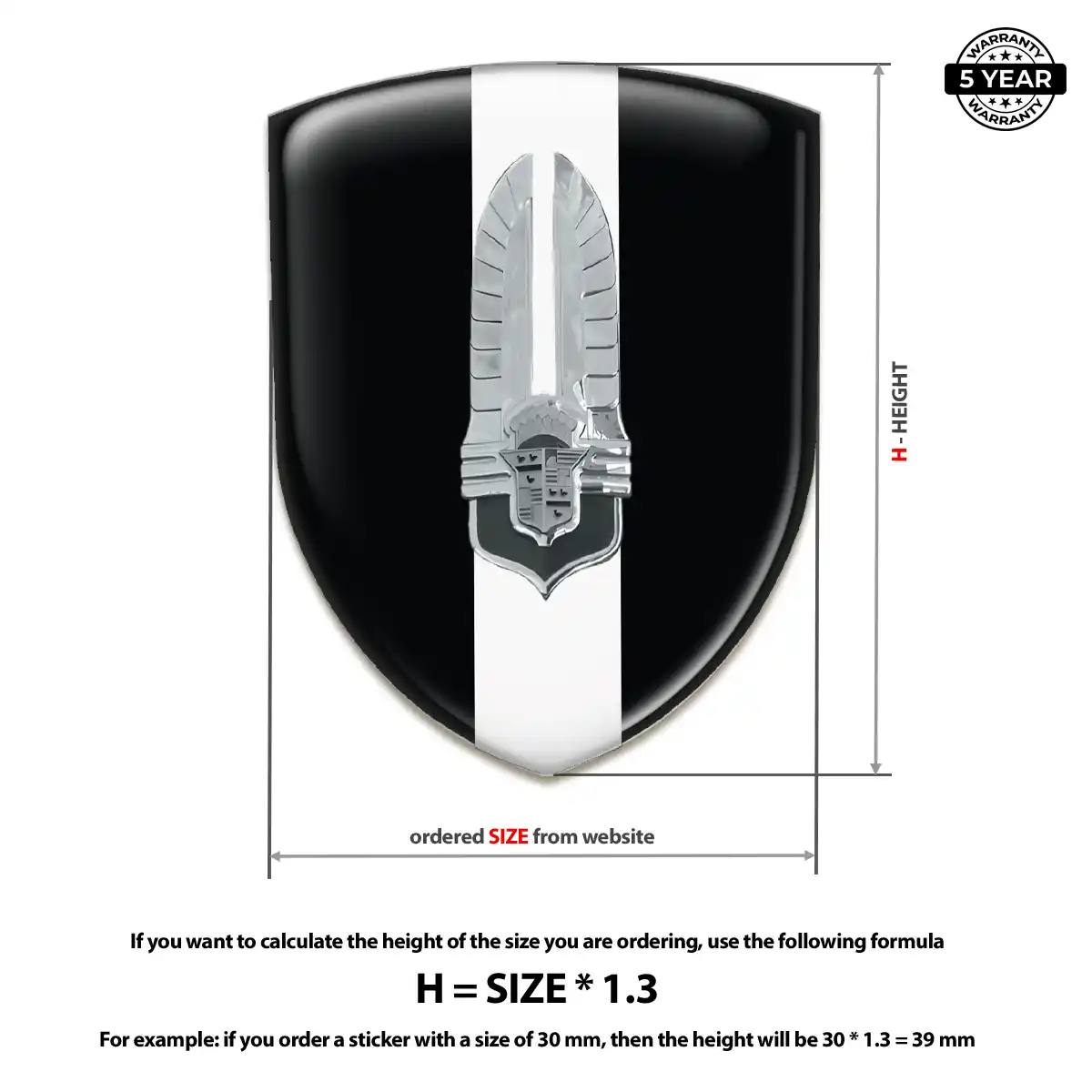 Cadillac Resin Badge Sticker Auto Tuning
