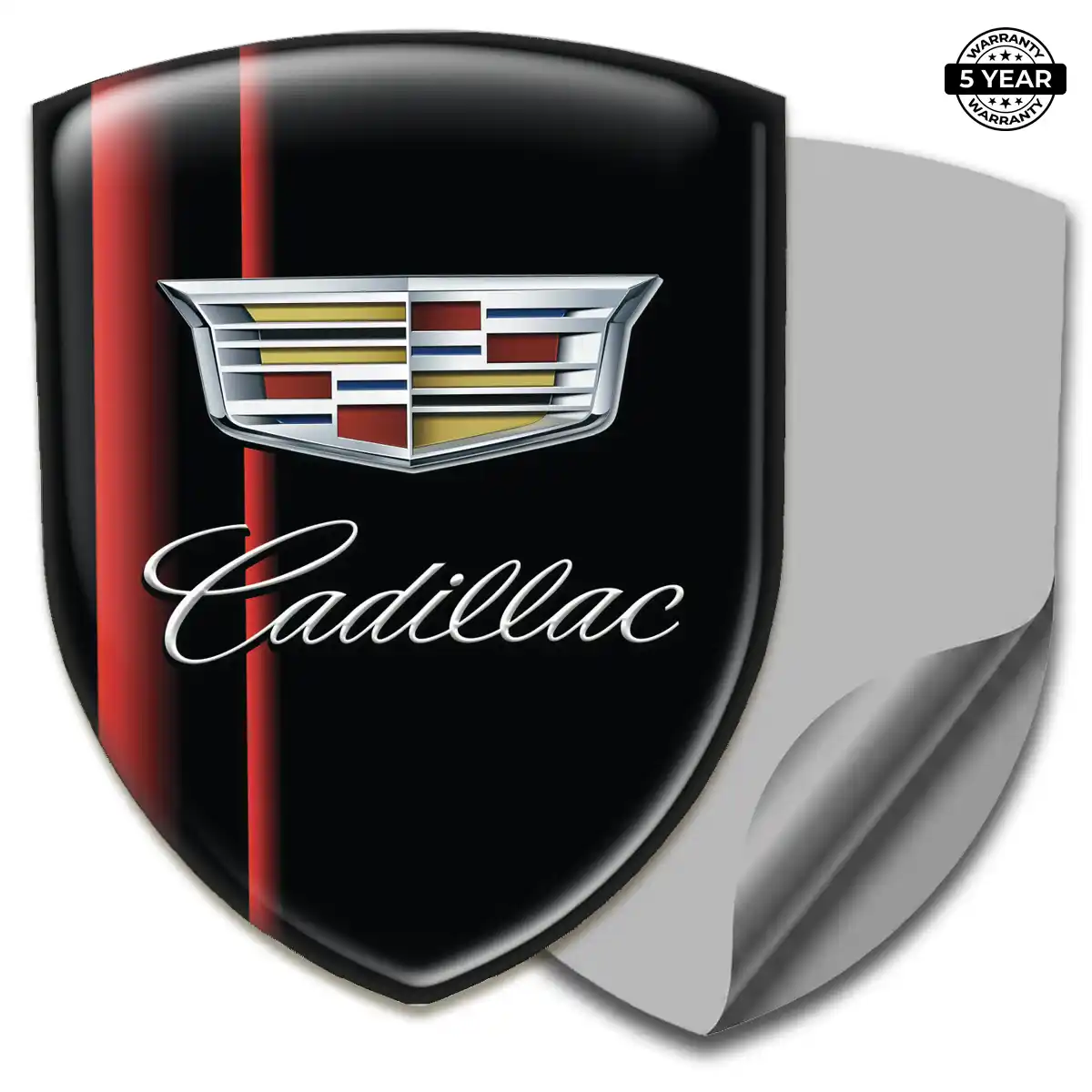 Cadillac Resin Badge Sticker Performance Style