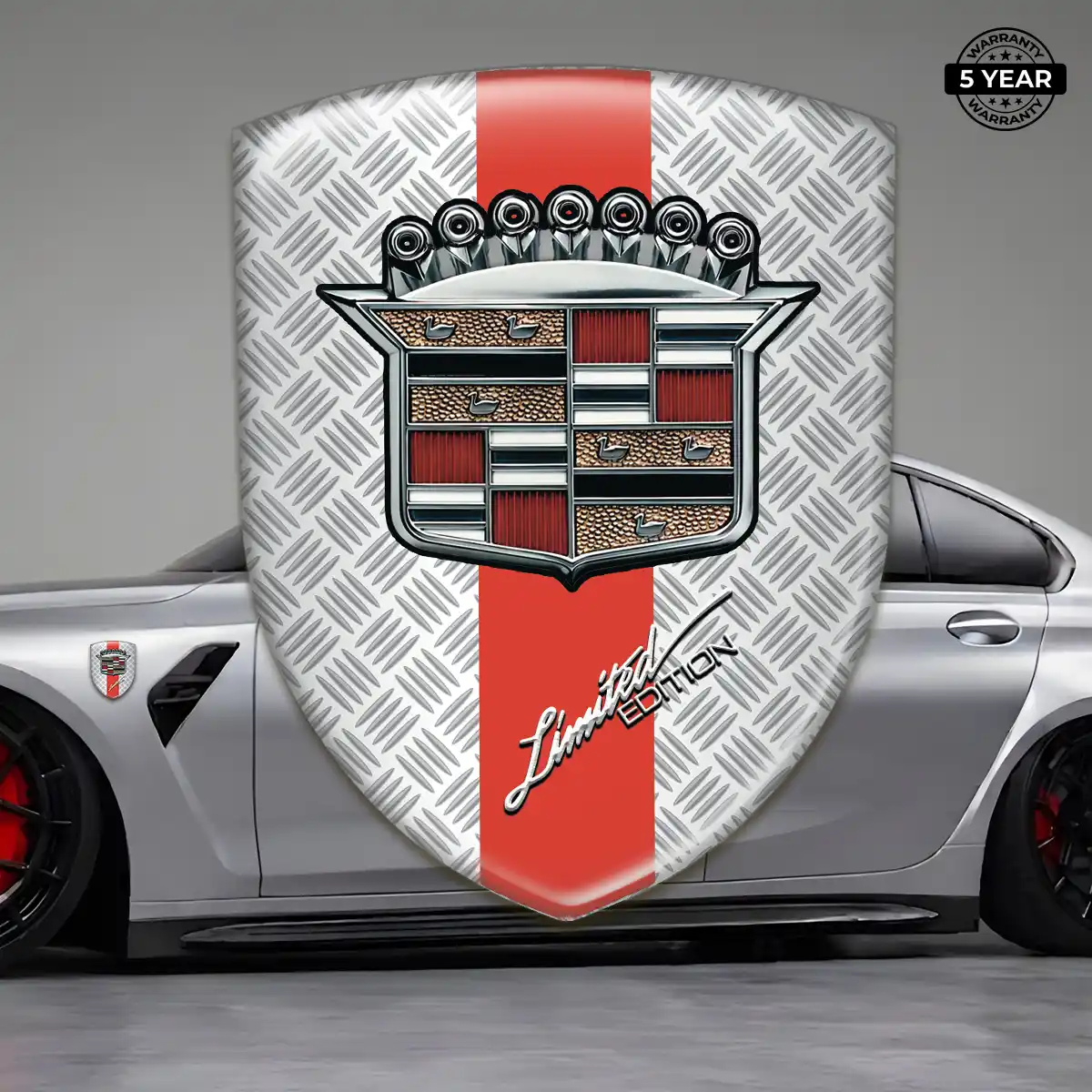 Cadillac Resin Badge Sticker Prime Quality