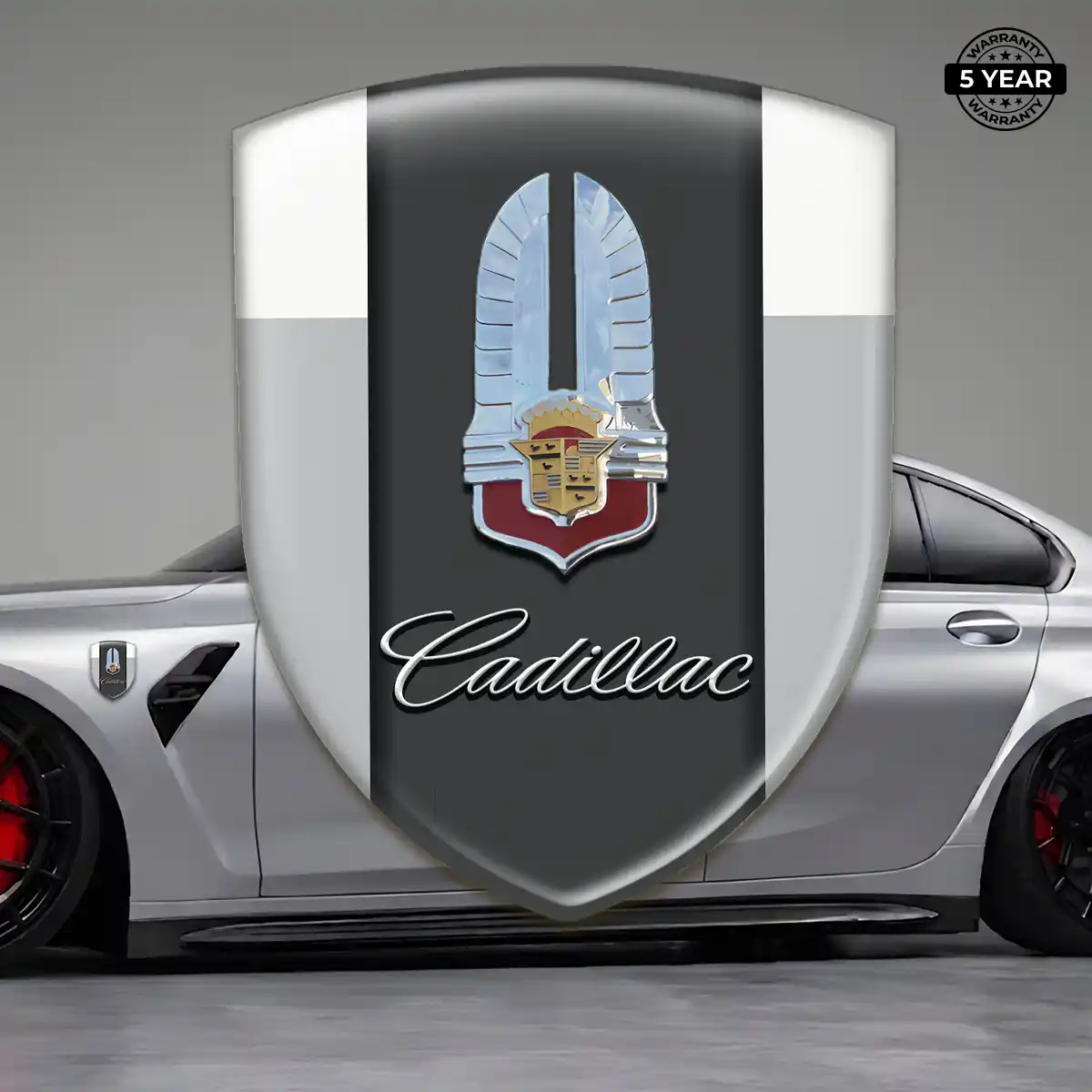 Cadillac Resin Badge Sticker Resin Luxe