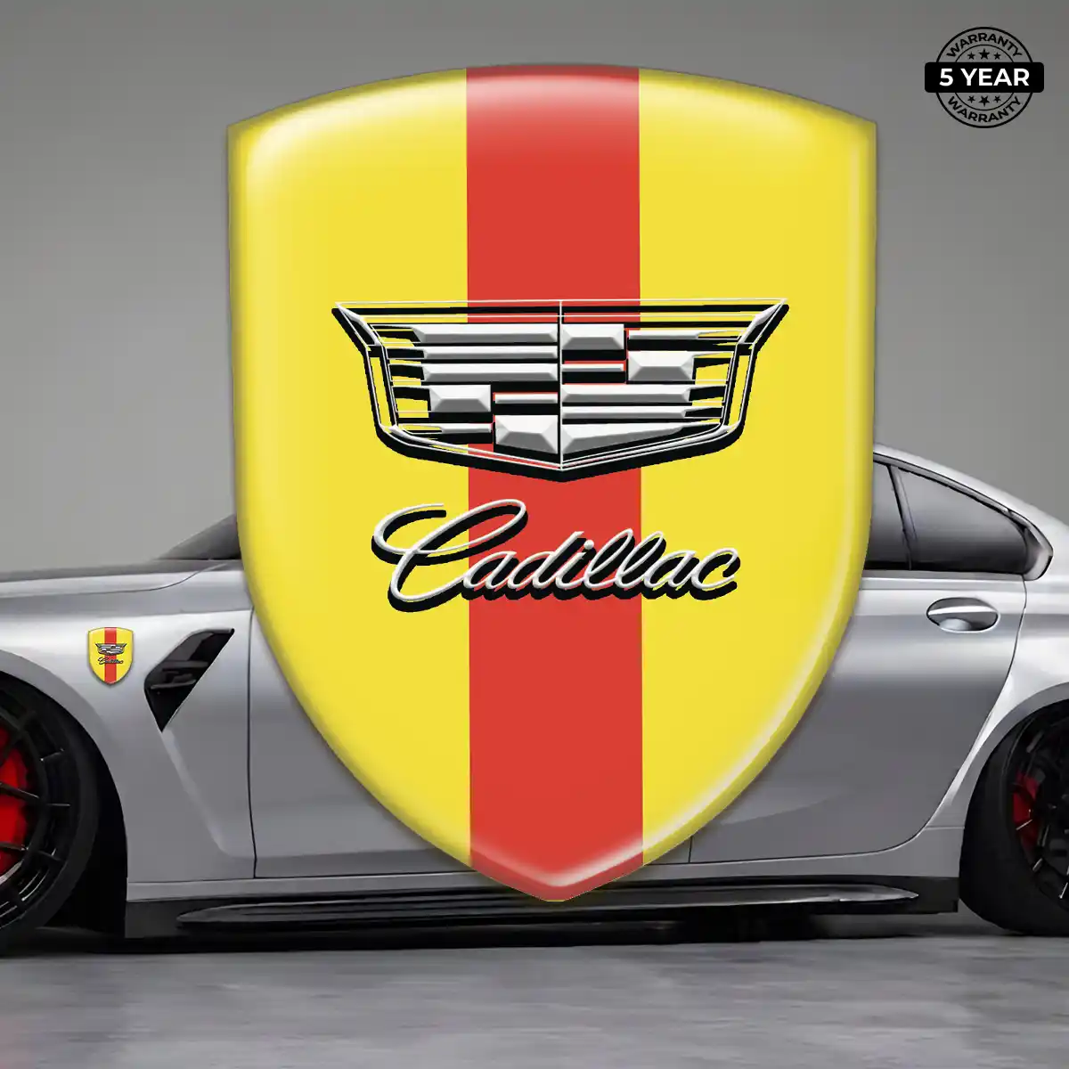 Cadillac Resin Badge Sticker Superior Craft