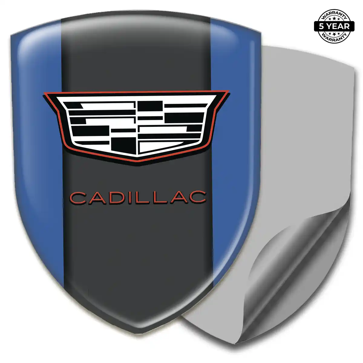 Cadillac Resin Badge Sticker Vortex Elite