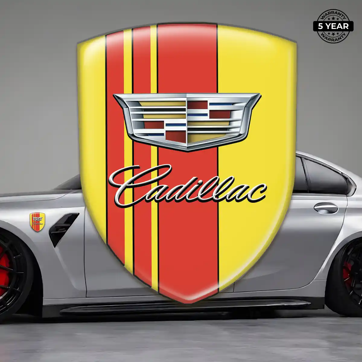 Cadillac Resin Domed Sticker Marked Edition