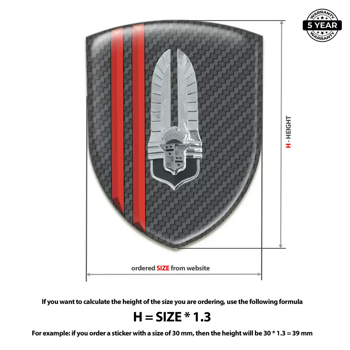Cadillac Resin Domed Sticker Noble Edition