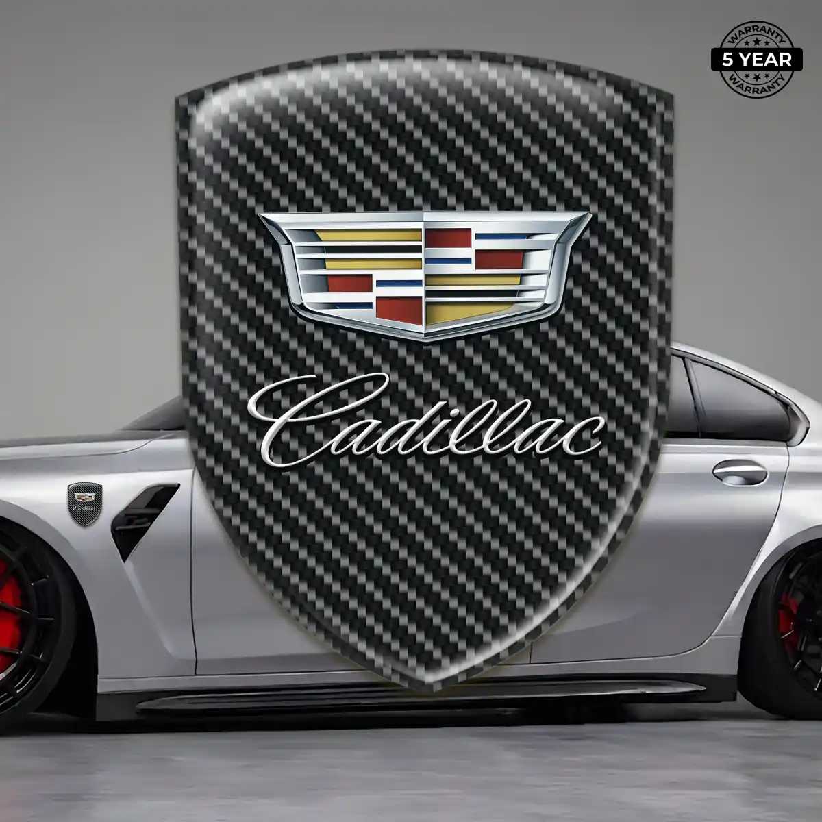 Cadillac Resin Domed Sticker Signature Edition
