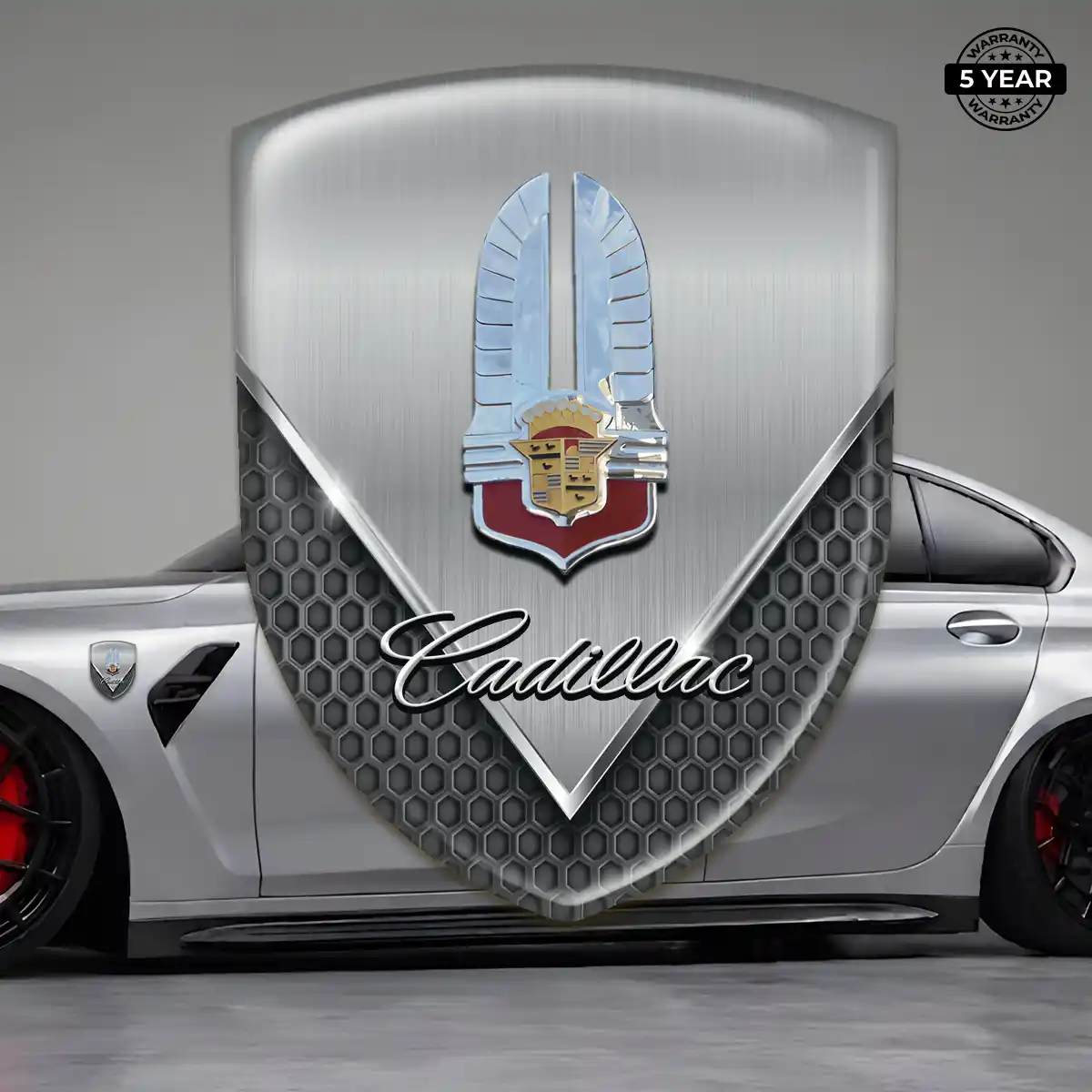 Cadillac Resin Domed Sticker Signature Grade