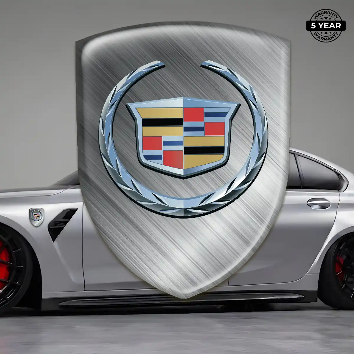 Cadillac Resin Domed Sticker Superior Craft