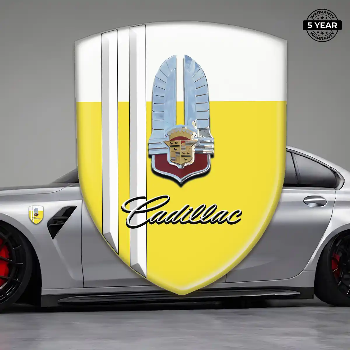 Cadillac Resin Domed Sticker Vortex Elite