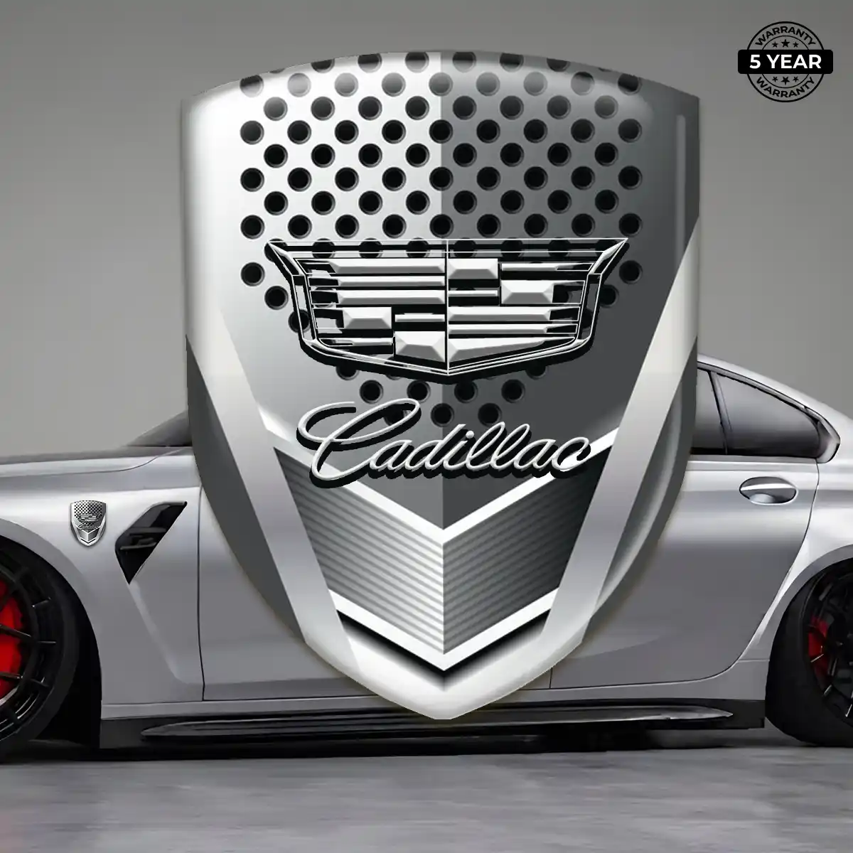 Cadillac Resin Emblem Sticker Interior Luxe