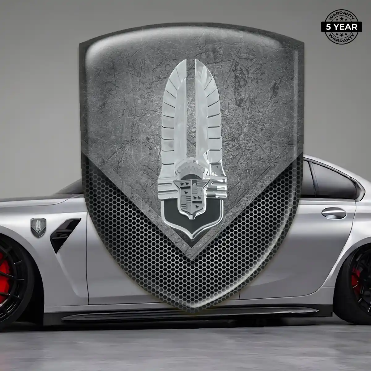 Cadillac Resin Emblem Sticker Premium Dome