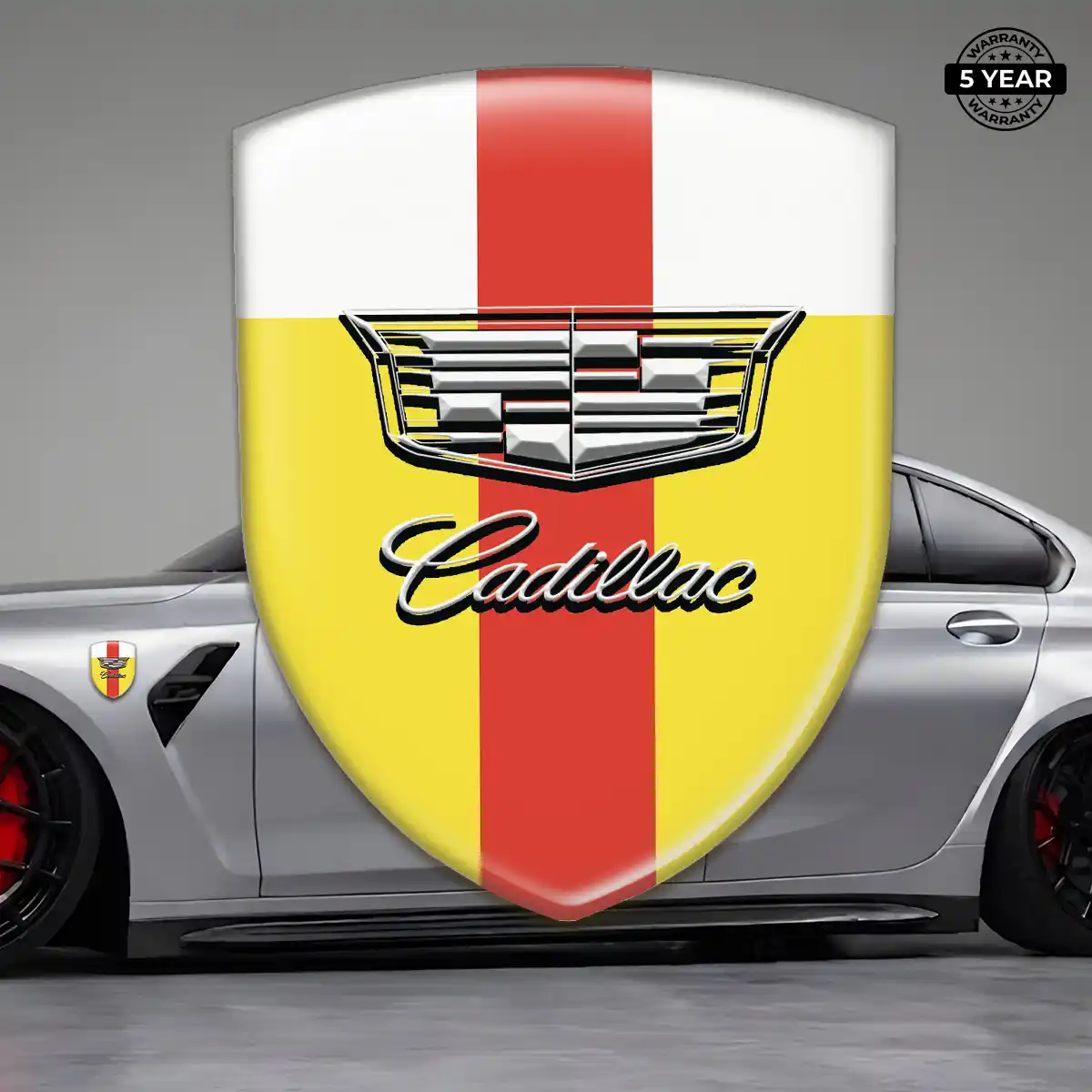 Cadillac Resin Emblem Sticker Prime Quality