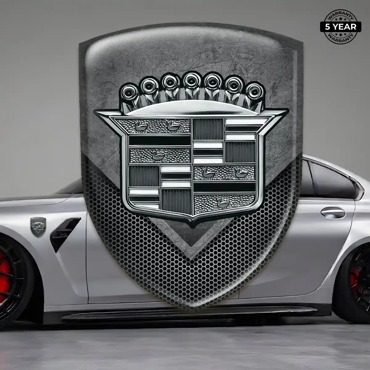 Cadillac Resin Emblem Sticker Signature Edition