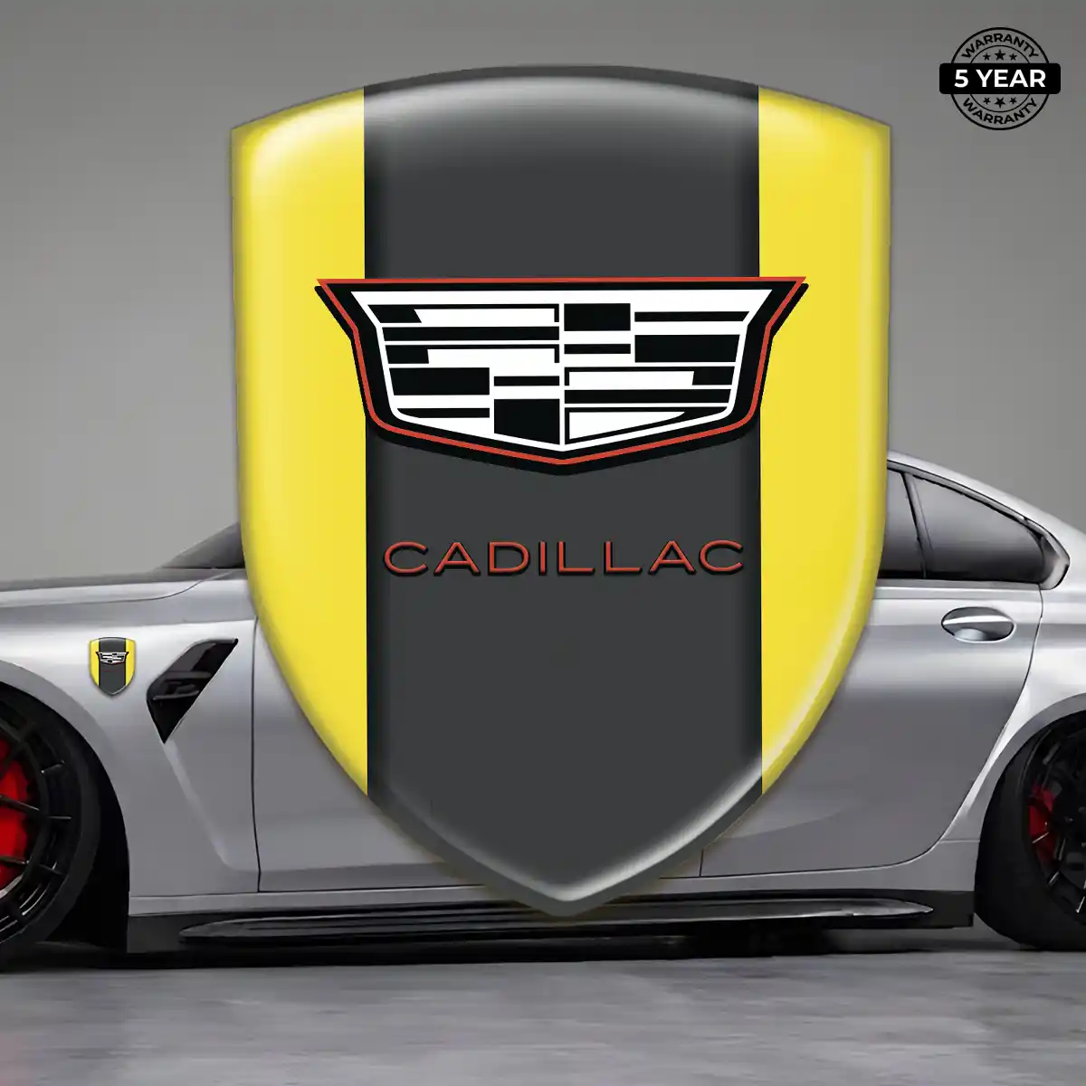 Cadillac Resin Emblem Sticker Superior Craft