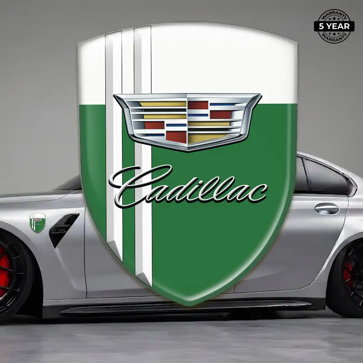 Cadillac Self Adhesive Emblem Sticker Exterior Luxe