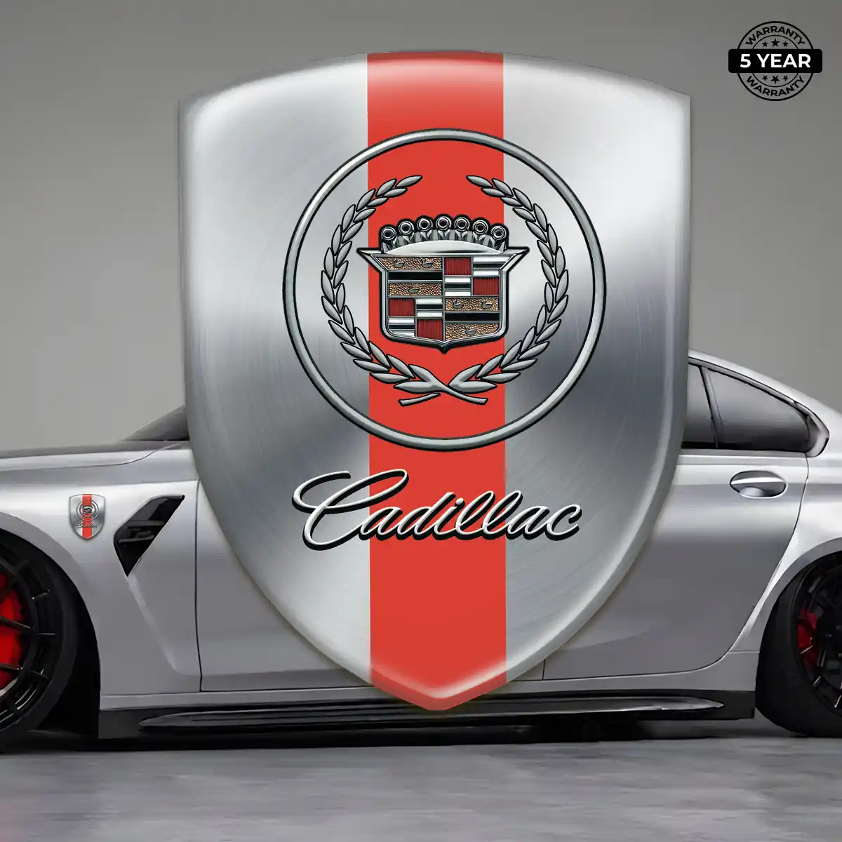 Cadillac Self Adhesive Emblem Sticker Opulent Line