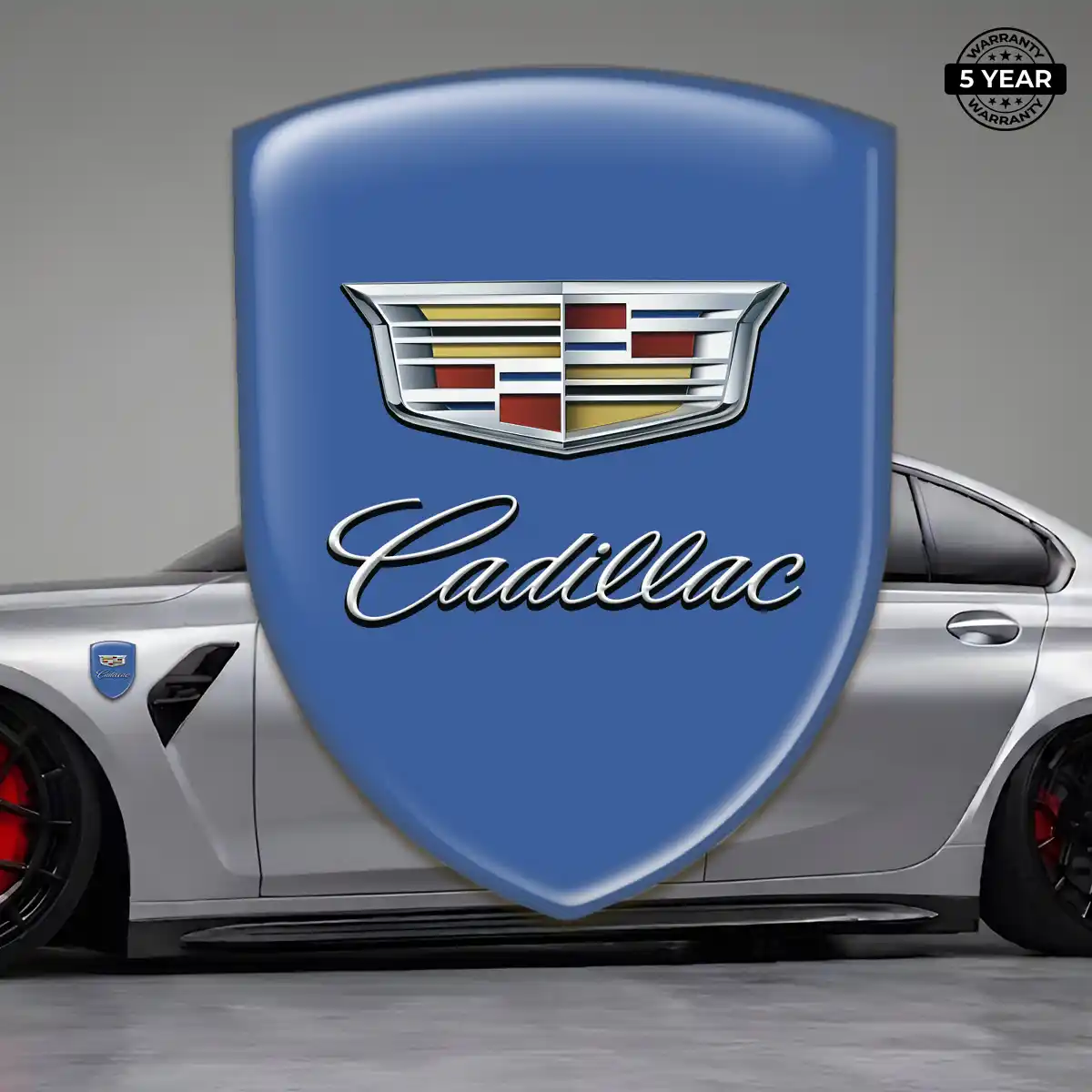 Cadillac Self Adhesive Emblem Sticker Outer Style
