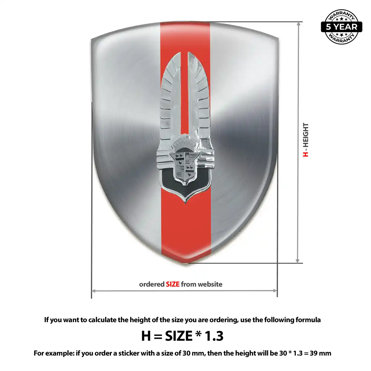 Cadillac Self Adhesive Emblem Sticker Signature Edition