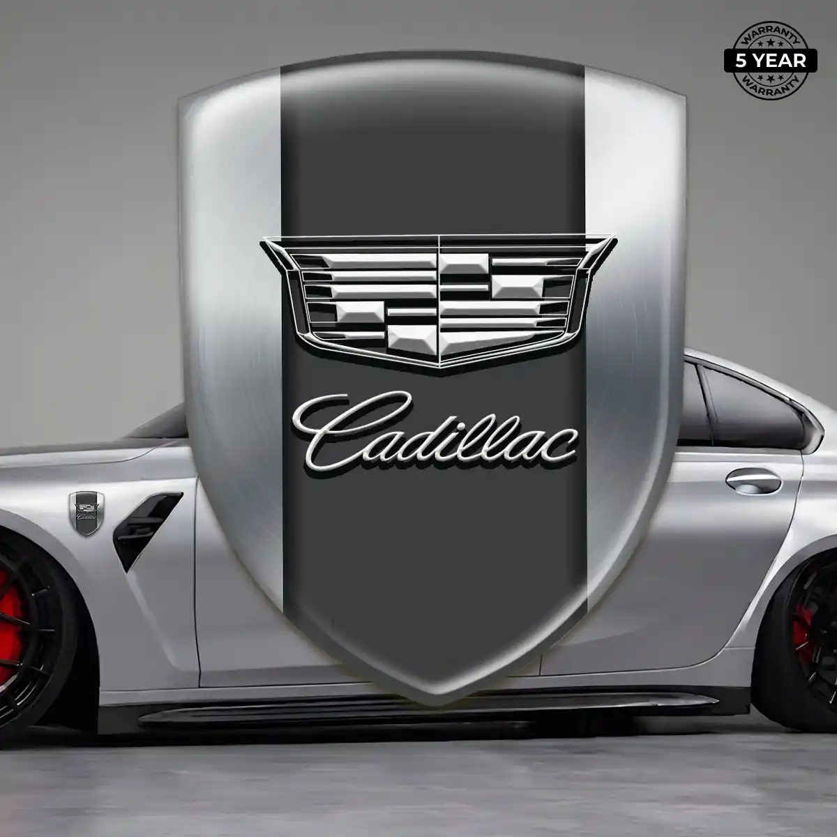 Cadillac Self Adhesive Emblem Sticker Sleek Style