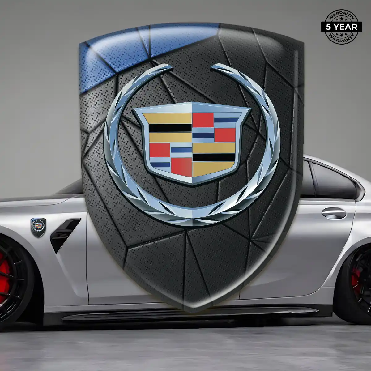 Cadillac Self Adhesive Emblem Sticker Street Tuning