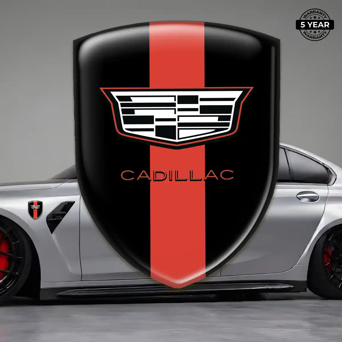Cadillac Self Adhesive Emblem Sticker Superior Craft