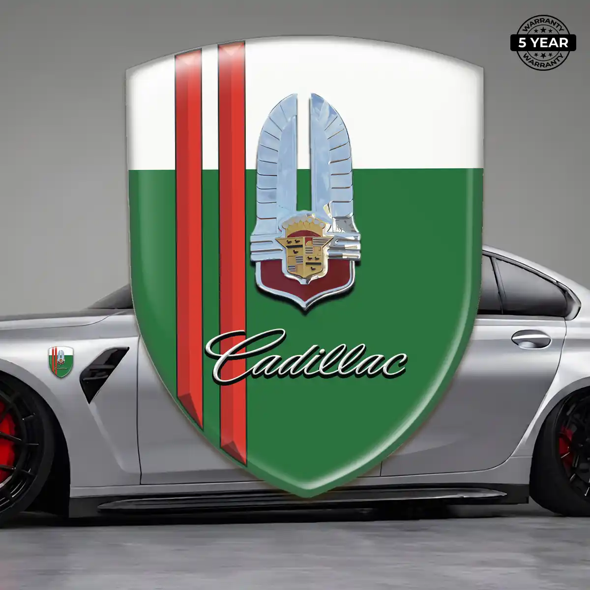 Cadillac Self Adhesive Emblem Sticker Vortex Elite
