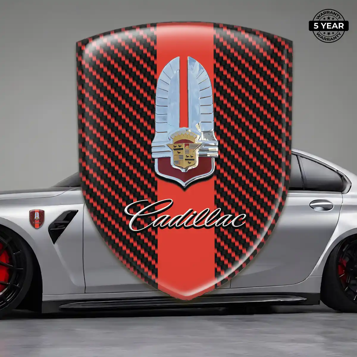Cadillac Silicone Badge Cabin Style