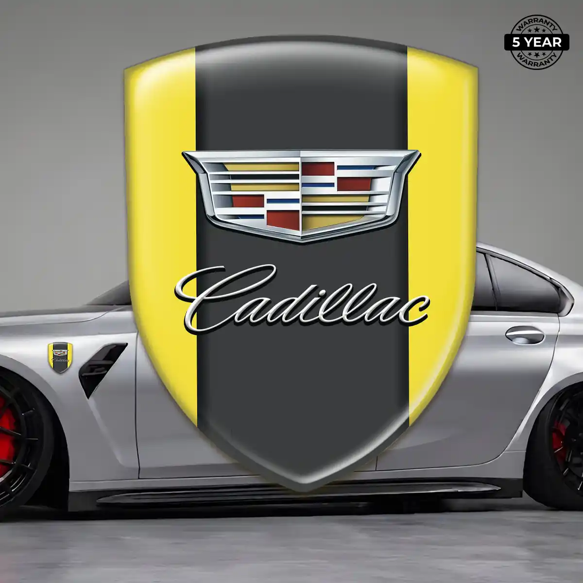 Cadillac Silicone Badge Refined Design