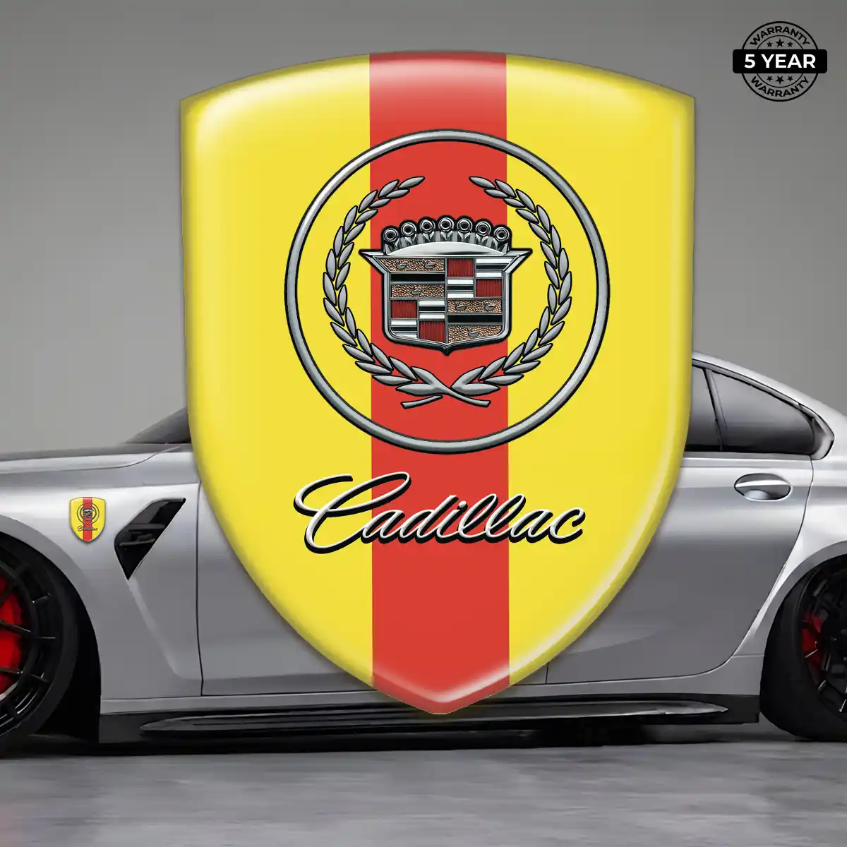 Cadillac Silicone Badge Resin Luxe