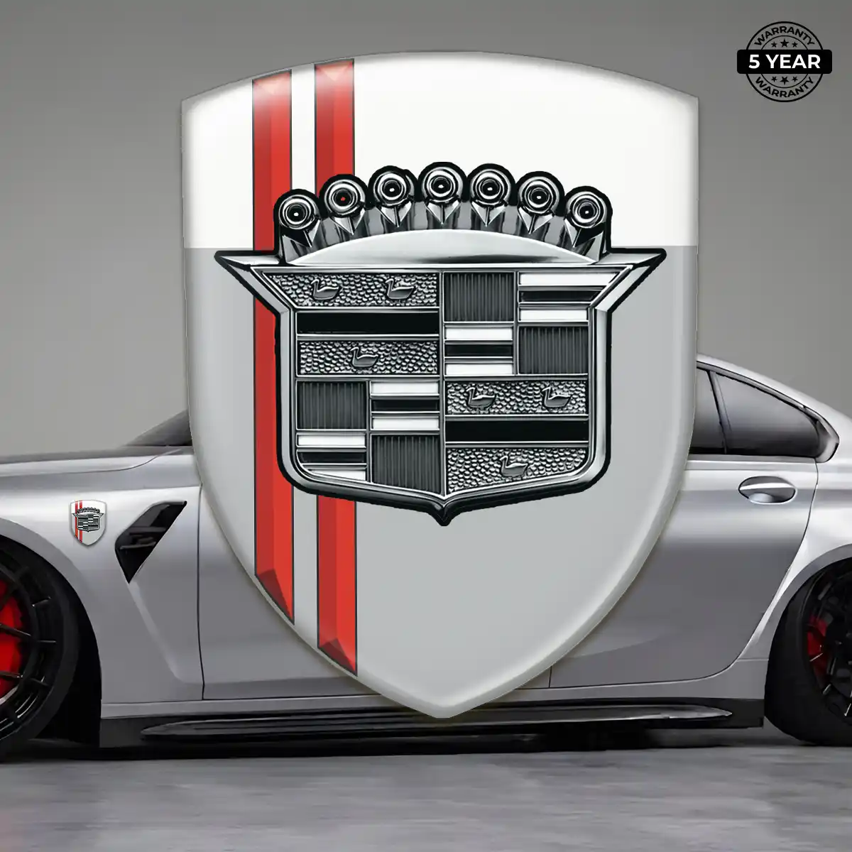 Cadillac Silicone Badge Sleek Style