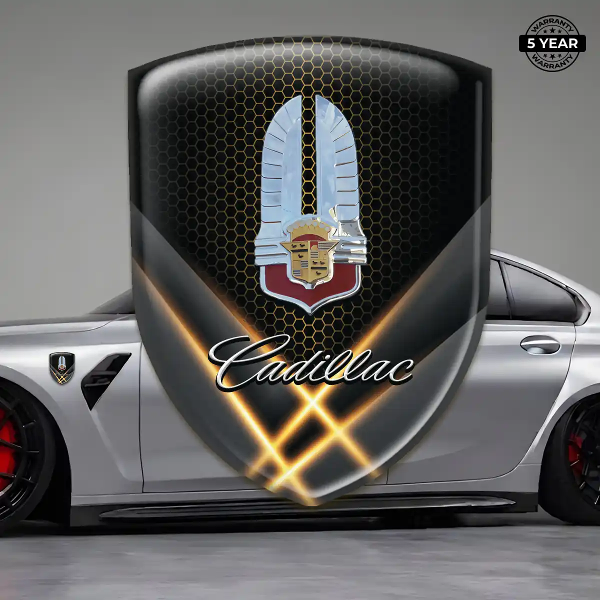 Cadillac Silicone Emblem Auto Tuning
