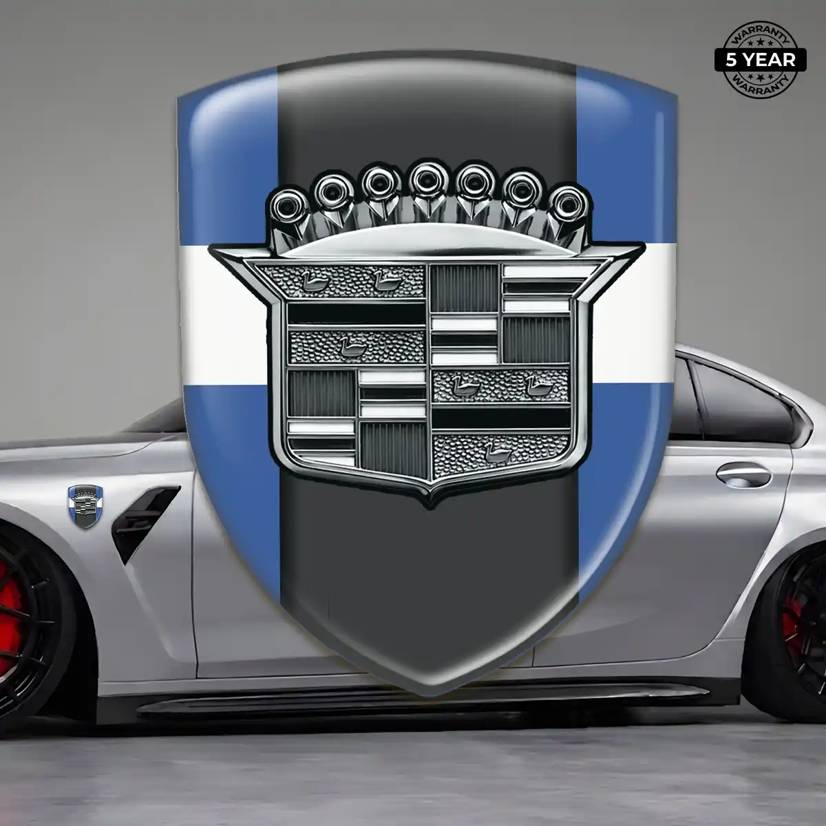 Cadillac Silicone Emblem Branded Line
