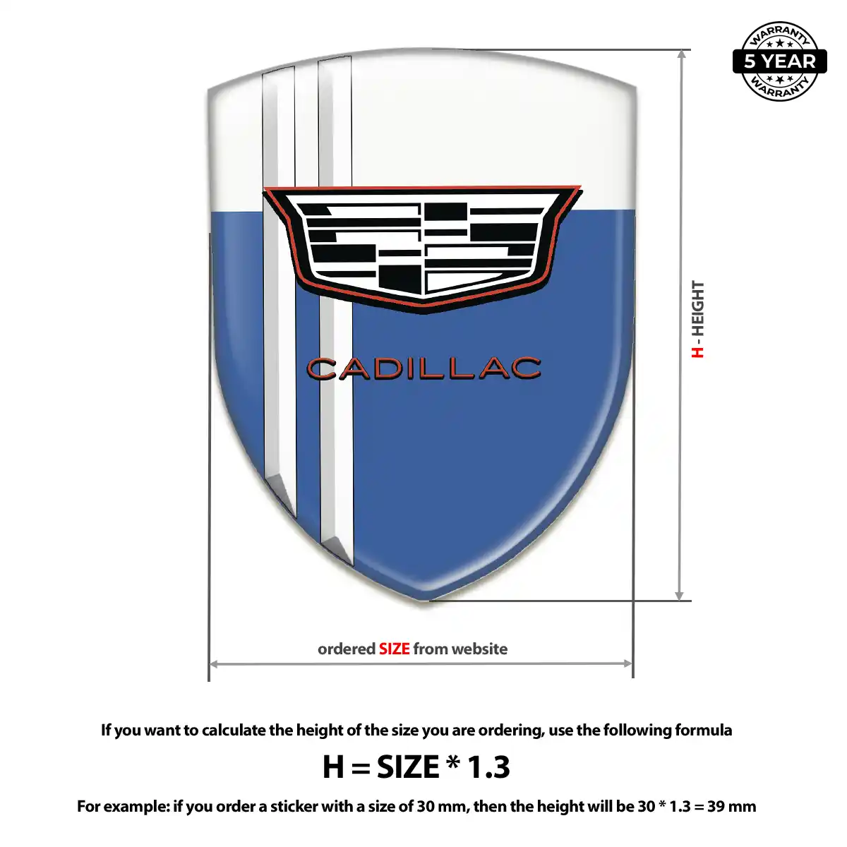 Cadillac Silicone Emblem Exclusive Series