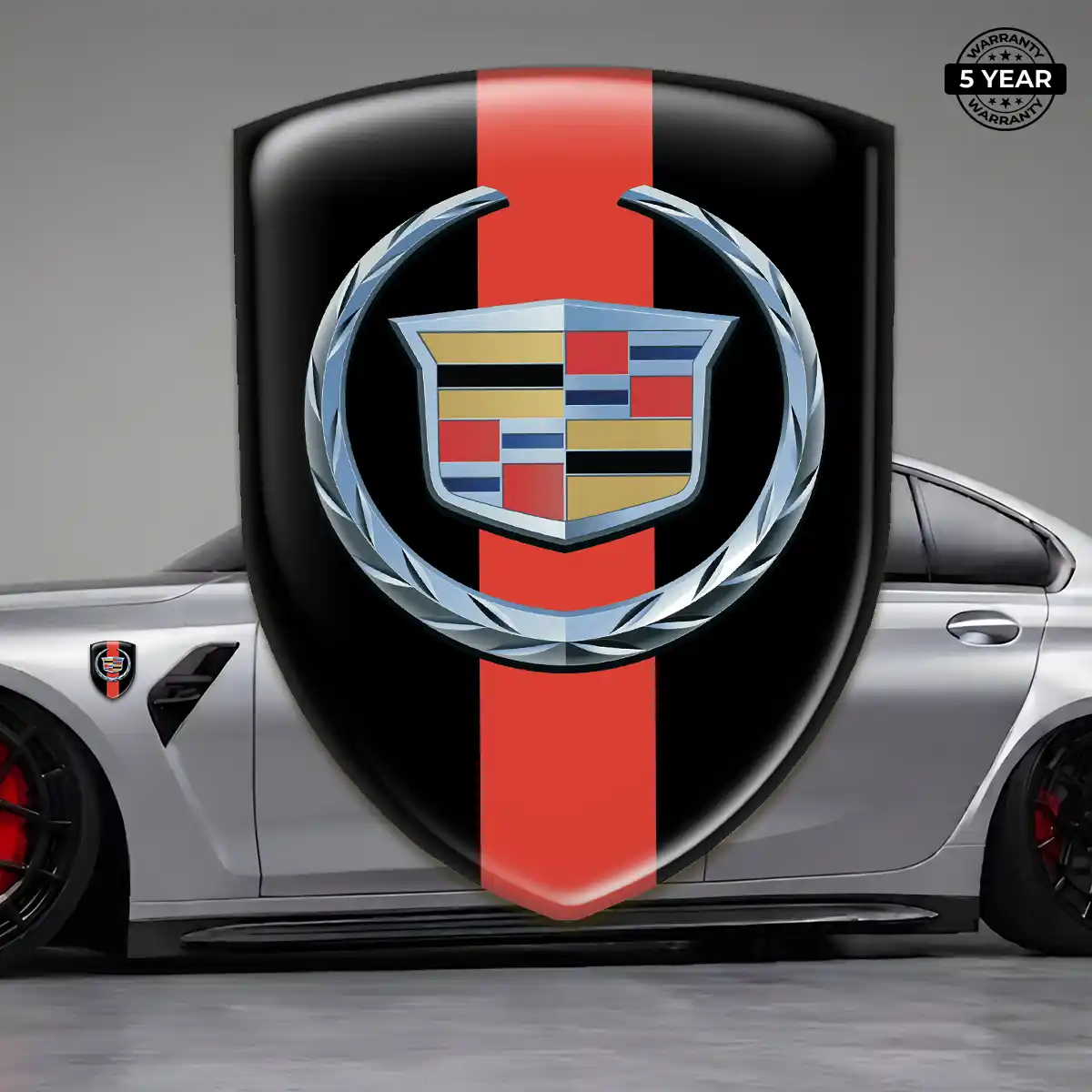 Cadillac Silicone Emblem Marked Edition