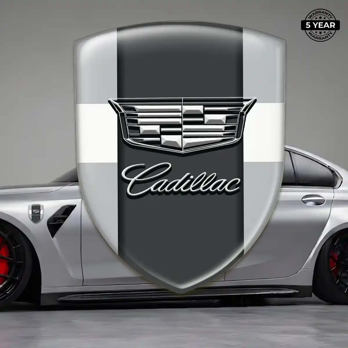 Cadillac Silicone Emblem Outer Style