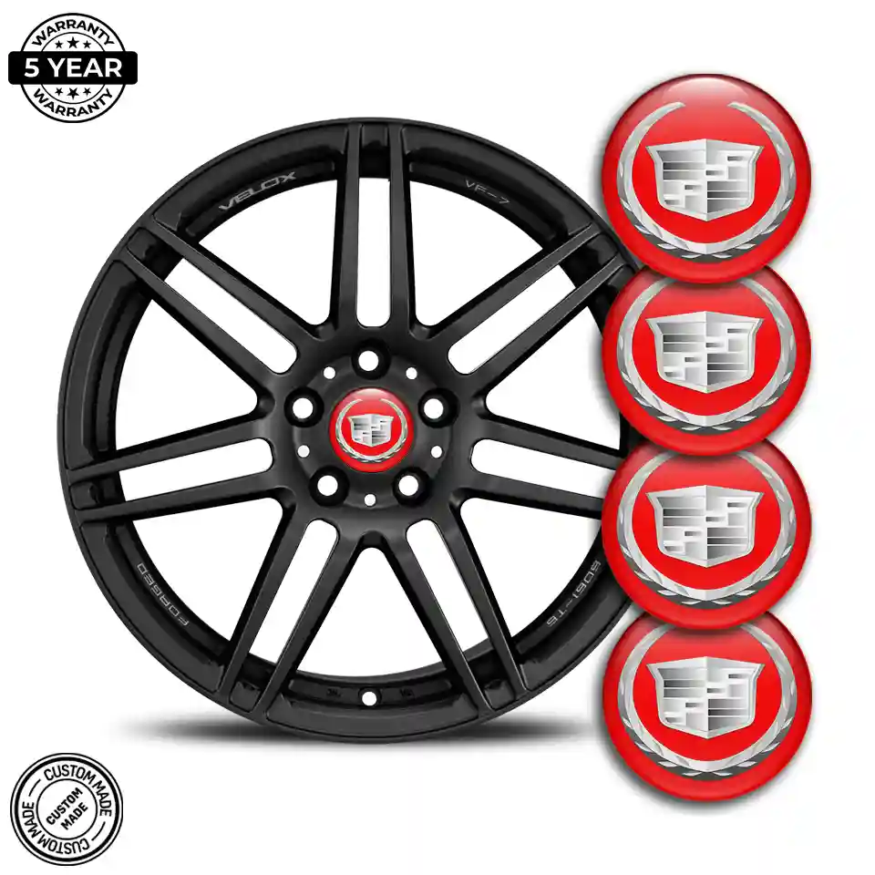 Cadillac Silicone Emblem Premium Quality