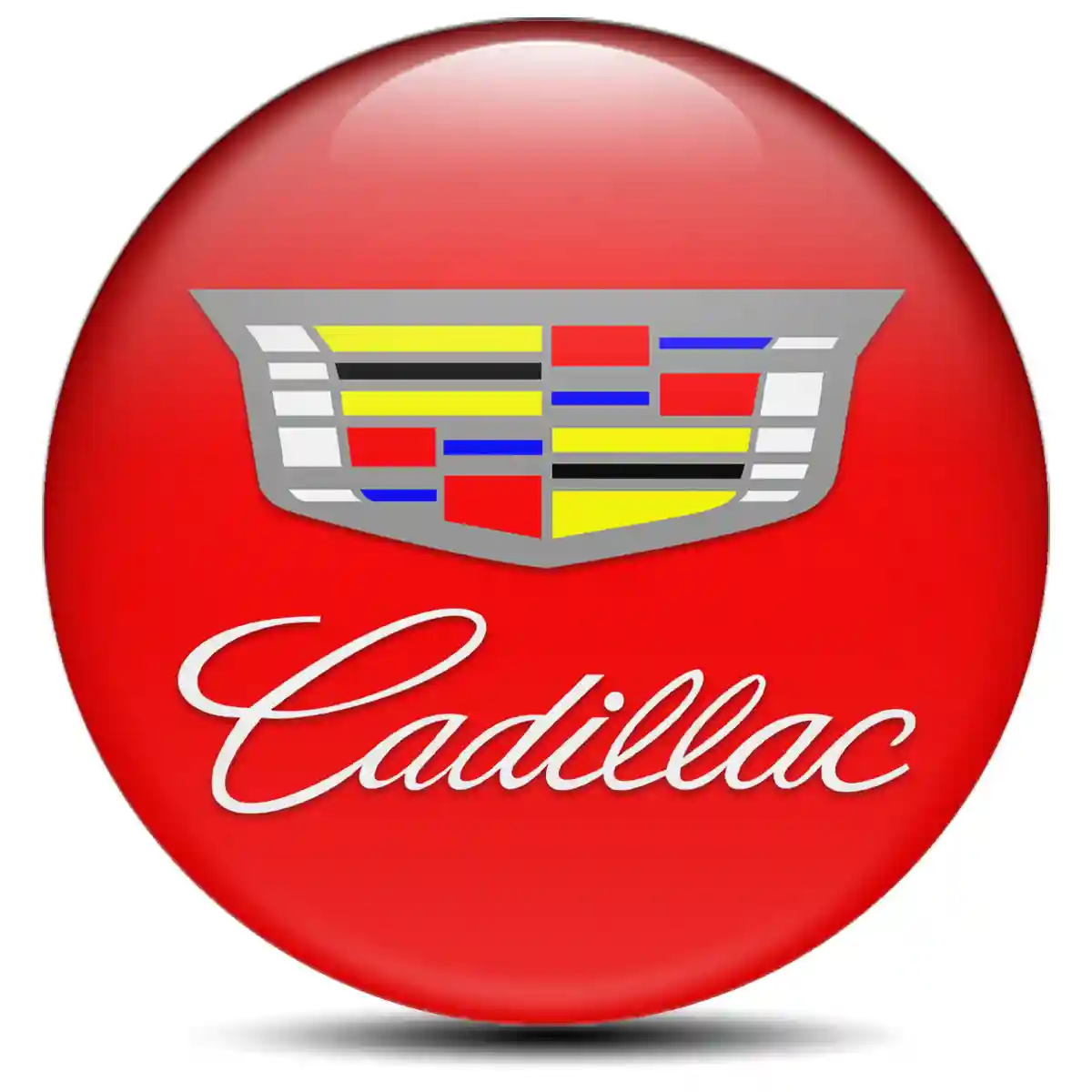 Cadillac Silicone Emblem Premium Resin