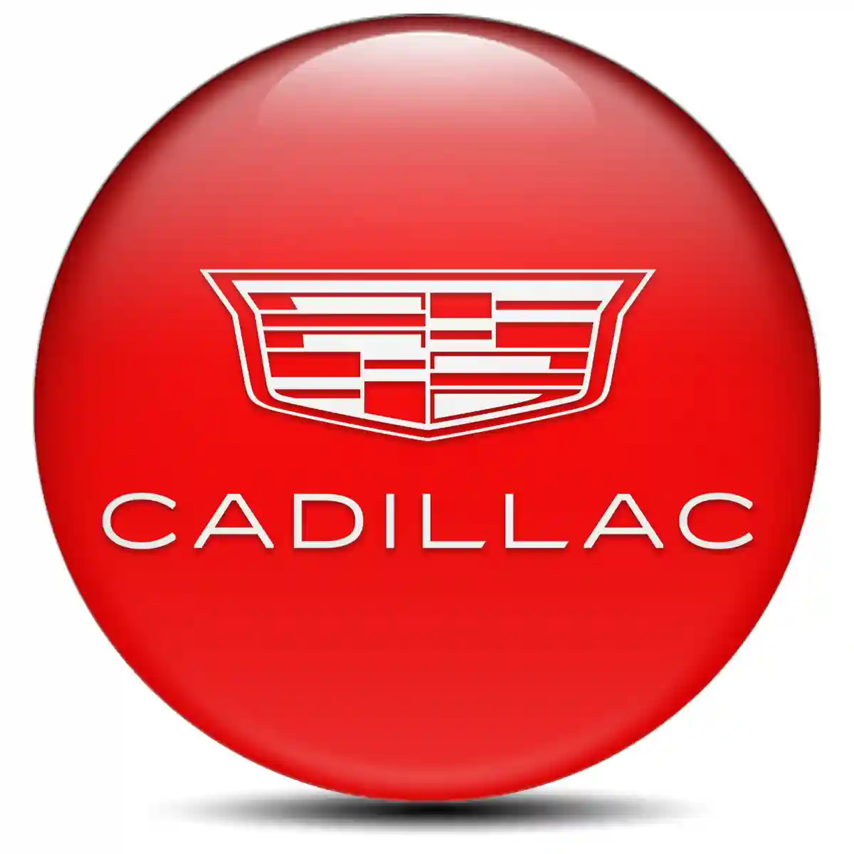 Cadillac Silicone Emblem Self-Adhesive High Quality