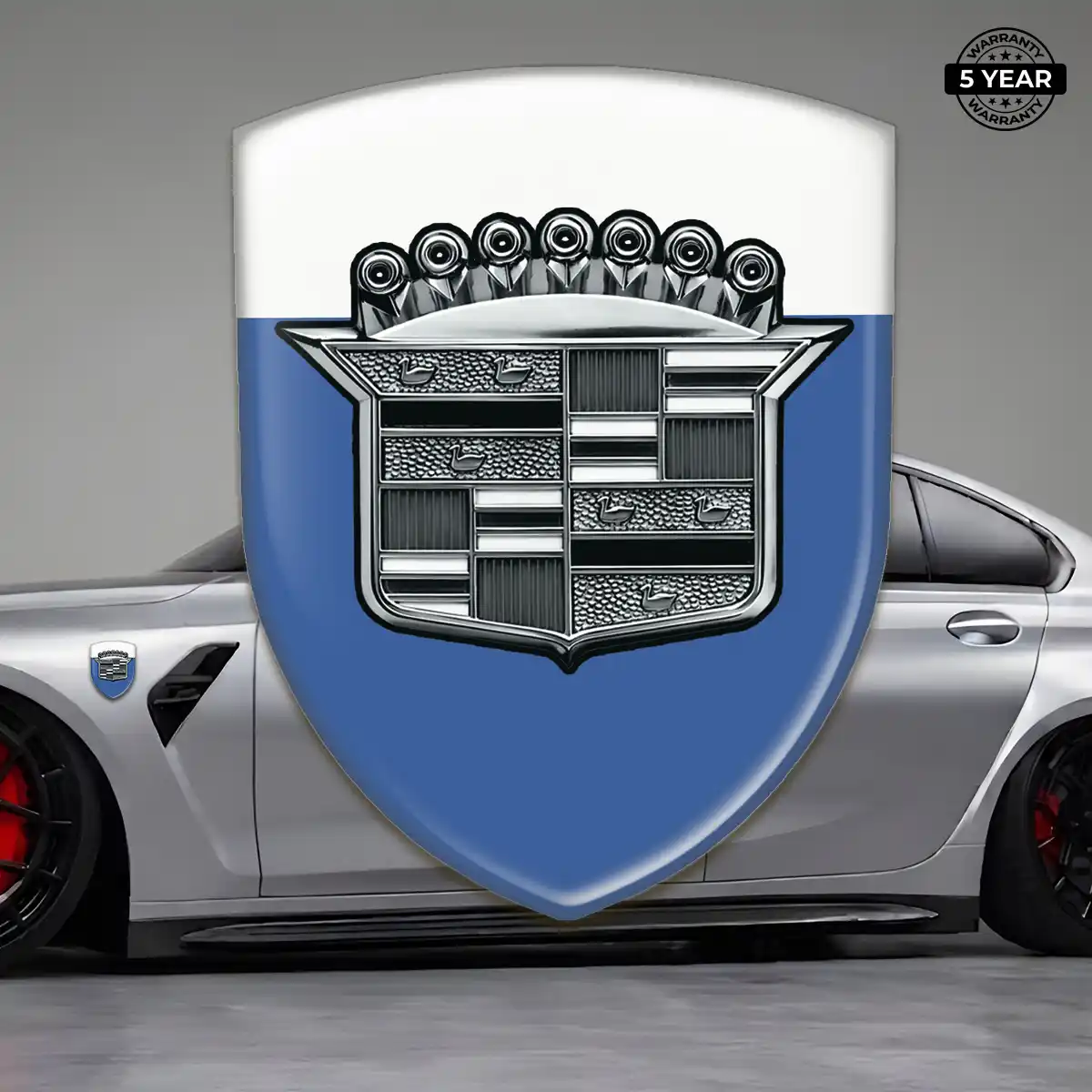 Cadillac Silicone Emblem Sleek Style