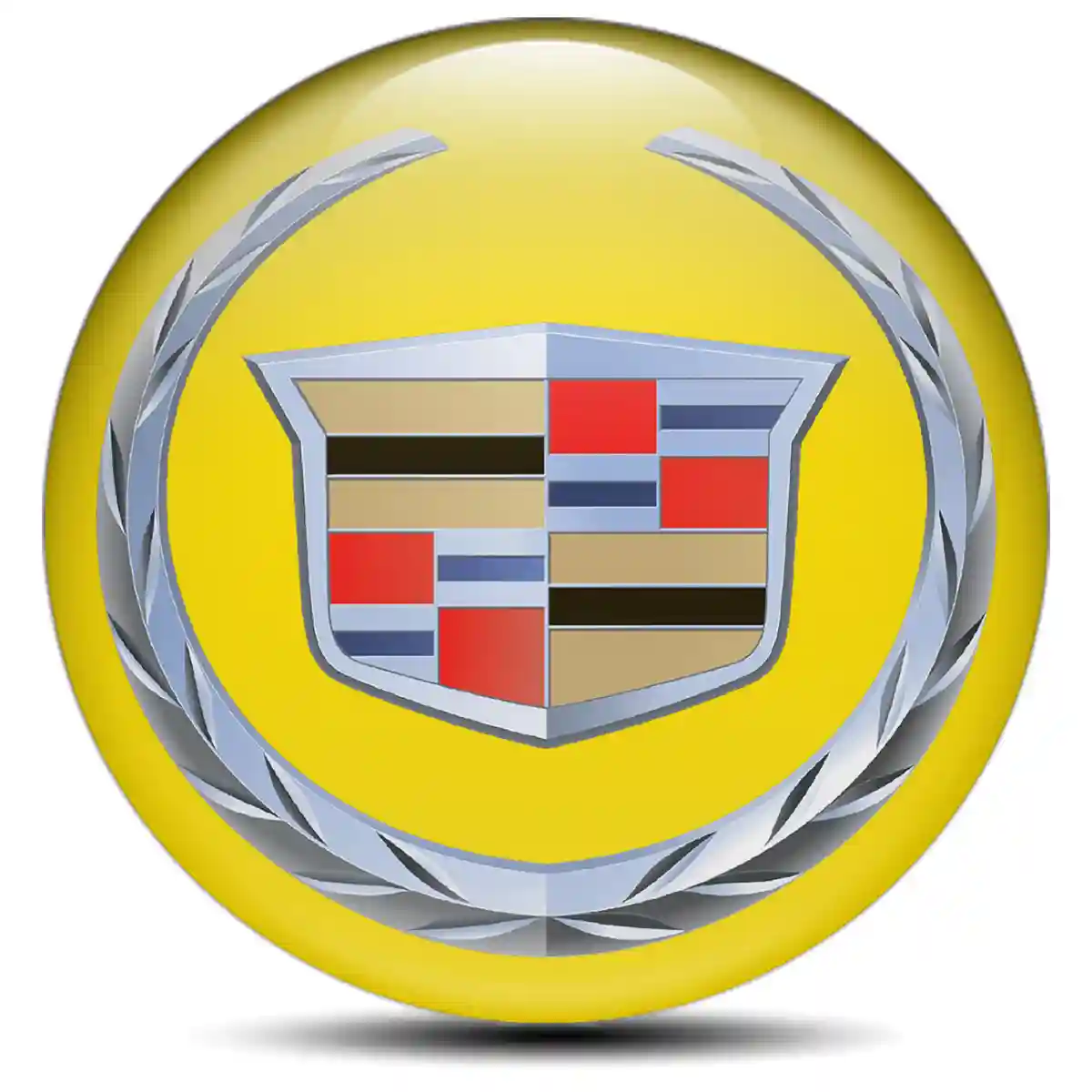 Cadillac Silicone Emblem Stylish Design