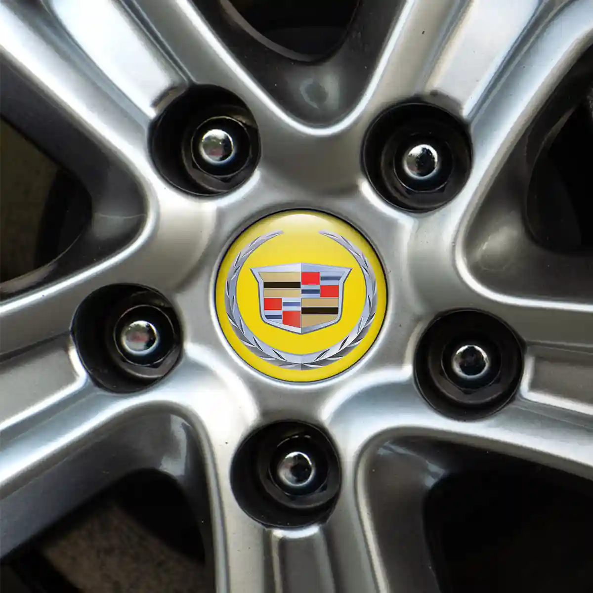 Cadillac Silicone Emblem Stylish Design