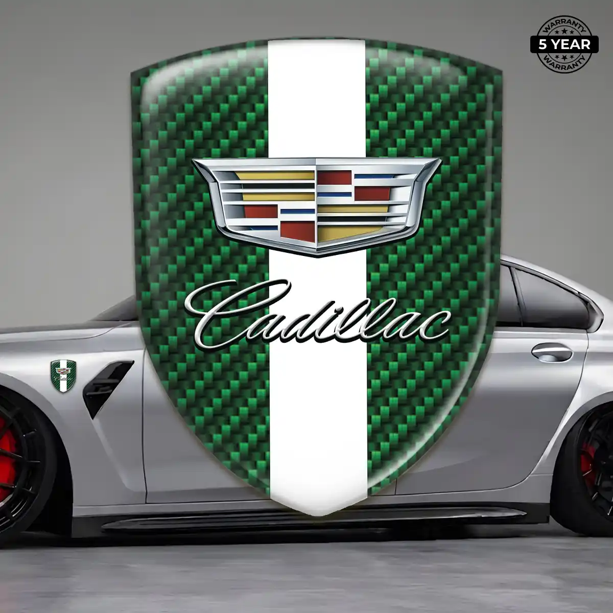 Cadillac Silicone Sticker Noble Edition