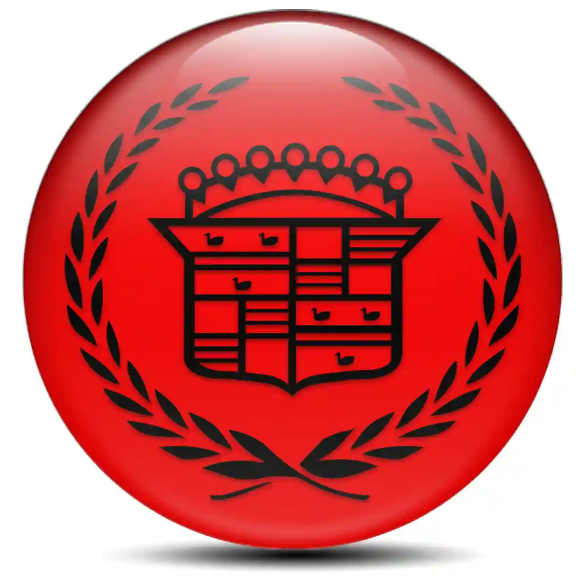Cadillac Silicone Sticker Premium Edition