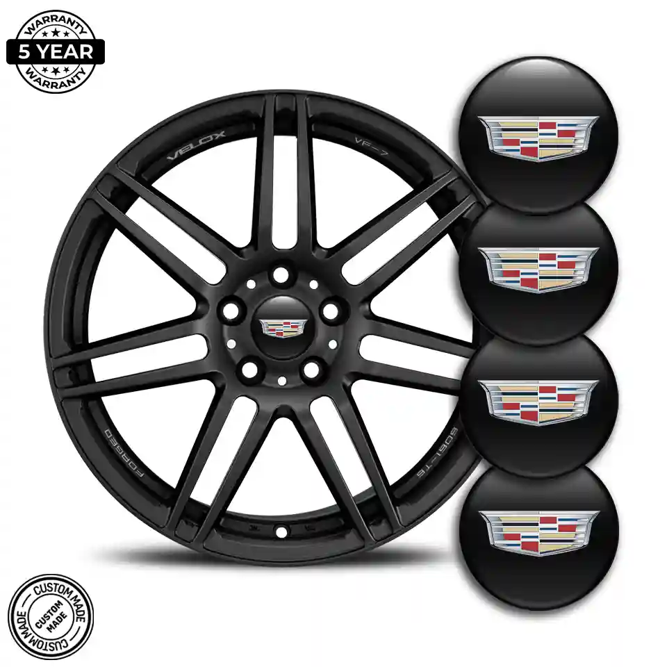 Cadillac Silicone Sticker Self-Adhesive Premium Quality