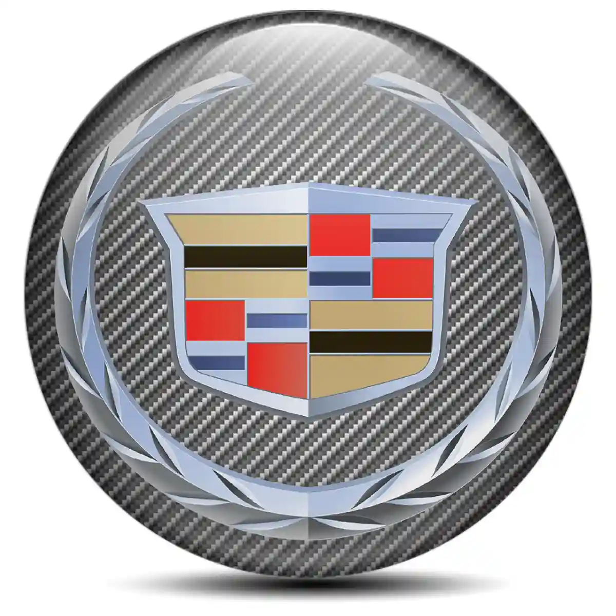 Cadillac Silicone Sticker Self-Adhesive Stylish Design